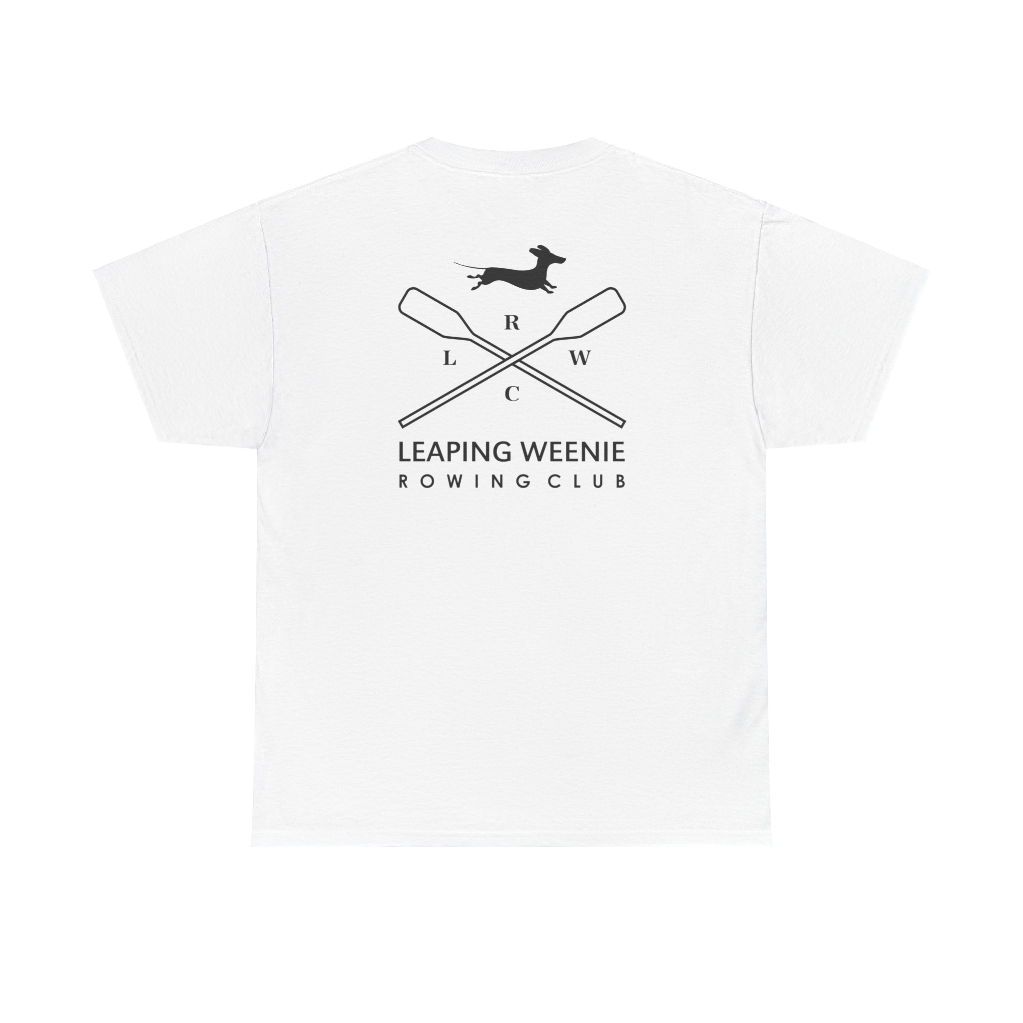Leaping Weenies Rowing Team T-Shirt | DoxiePlanet Leaping Weenies Rowing Team T-shirt